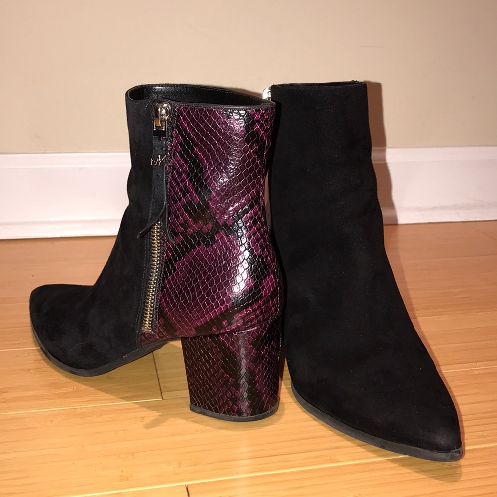 Michael Kors suede booties